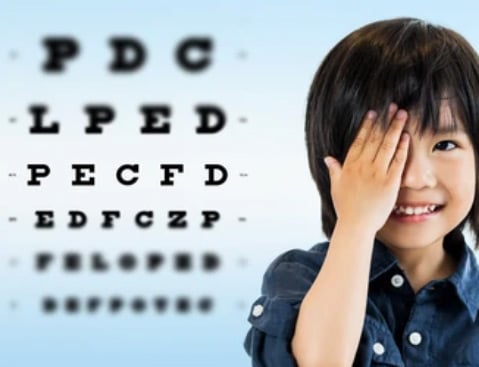 Child Myopia Eye Test