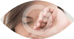 lack of tears - an indication of dry eye