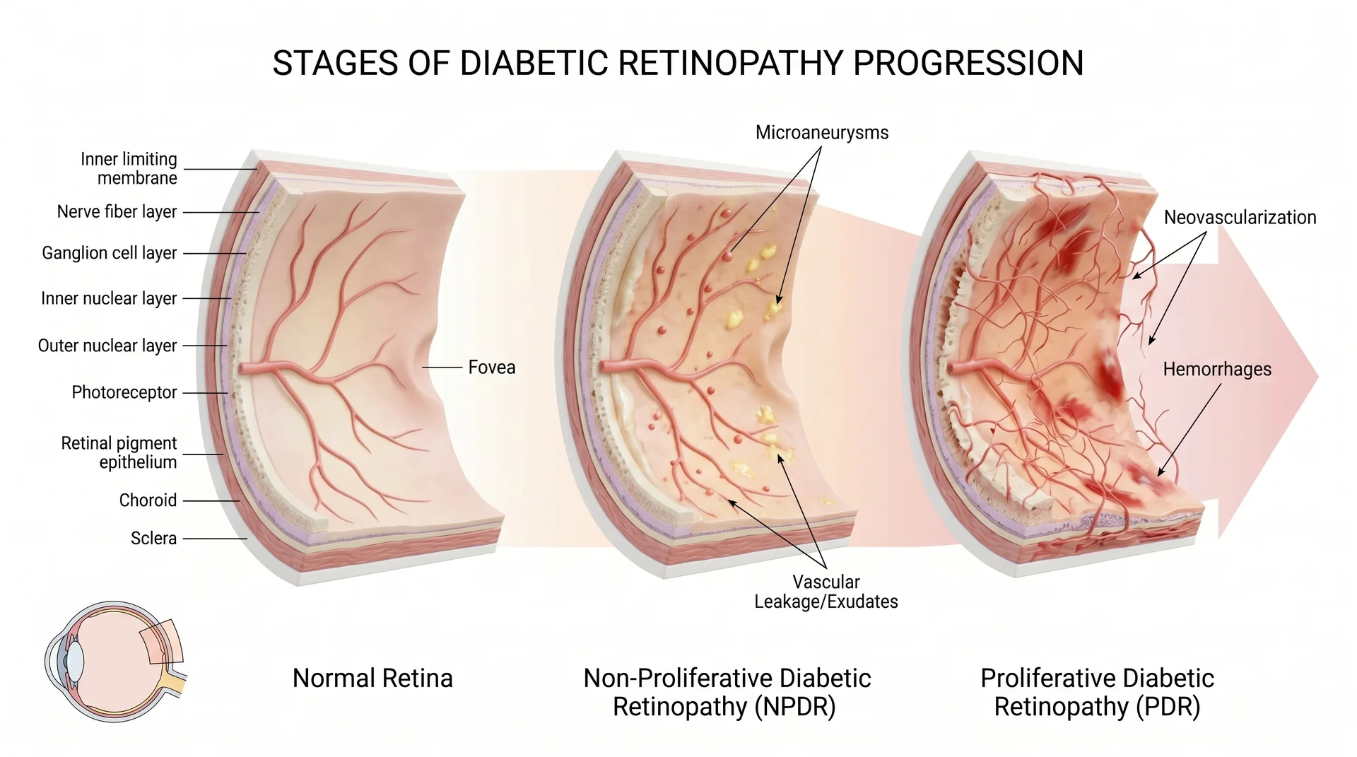 Stages of Diabetic Retinopathy Progression - Eye Max Centre